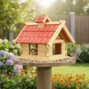 Mucola Vogelhaus Vogelfutterhaus Holz Vogelvilla Produktbild-Vorschau 4