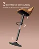 VASAGLE Barstuhl 2er Set, Küchenhocker, 88-108 cm Produktbild-Vorschau 8