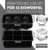 Eiswürfelform Silikon groß Ice Cube XXL 6 x Rund & 6 x  Produktbild-Vorschau 2