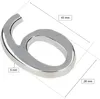 KOTARBAU® Chiffre "6 / 9" Chrome Autocollant 5 cm en laiton Voir les images du produit 2