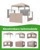 Quictent Pavillon 3x3 Faltpavillon mit 4 Seitenteilen, Produktbild-Vorschau 5