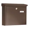 Burg-Wächter AMSTERDAM.867 BR Briefkasten Stahlblech Braun Produktbild-Vorschau 2