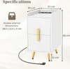 KOMFOTTEU nočný stolík s nabíjacou stanicou, bočný stolík s Náhľad obrázku produktu 6