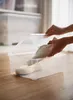 Rotho Clear Aufbewahrungsbox mit Deckel 3 x 10 L stapelbar Produktbild-Vorschau 2