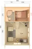 Palmako Ferienhaus Sandra 29,9 m² - 44 mm Produktbild-Vorschau 11