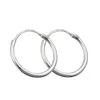Creole 15mm Drahtcreole mit Steckverschluss glänzend Silber Produktbild-Vorschau 1