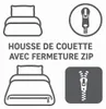 Juego de ropa de cama de microfibra Shikuoka: 1 funda de Vista previa de la imagen del producto 4