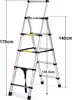 TolleTour scala telescopica Scala di prolunga Scala Anteprima dell’immagine prodotto 2