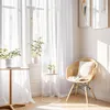 Outdoor Vorhang Weiß Transparent 2er Set H 213 x B 132 cm Produktbild-Vorschau 5