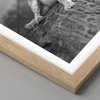 Gerahmtes Poster - Rahmen in heller Eiche - Löwe Tier Natur Produktbild-Vorschau 2