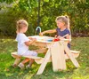 TP Toys Dziecięca ławka piknikowa/ogrodowa ze zbiornikiem Podgląd zdjęcia produktu 3