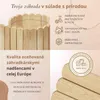 Floranica drevený okraj záhona 20 x 100 cm prírodný obruba Náhľad obrázku produktu 2