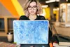MuchoWow® Laptop Aufkleber Sticker Cover Aquarell - Weiß - Produktbild-Vorschau 5