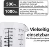 Messbecher Set Glas 500ml/1000ml hitzebeständig Messkanne Produktbild-Vorschau 4