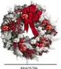Ghirlanda di Natale 40cm Tempesta di porte di Natale Buon Anteprima dell’immagine prodotto 5