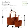 UNUS Blumentopf Pflanzkübel Metall Rostoptik Gartendeko Produktbild-Vorschau 5