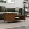 Tavolino in rovere marrone 100x50x45 cm materiale a base di Anteprima dell’immagine prodotto 2