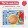 stabiles Vinyl Tischset - Europa mit Flaggen und Produktbild-Vorschau 7
