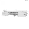 Lowboard, 175/38/37 cm, TV-Schrank, Fernsehtisch, Produktbild-Vorschau 6