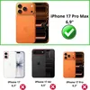Hülle für iPhone 17 PRO MAX - Transparent Handyhülle Produktbild-Vorschau 2
