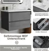 Waschtisch mit Unterschrank 80cm Alast Badmöbel Set Produktbild-Vorschau 5