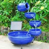 Smart Garden Kaskadenbrunnen Keramik blau Produktbild-Vorschau 1