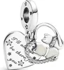 Pandora Ciondolo Gatto e Cuore 799546C01 Ciondolo Anteprima dell’immagine prodotto 2