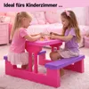 Bituxx Kindersitzgruppe mit Sonnenschirm Pink MS-18830 Produktbild-Vorschau 3