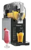 A Hagenuk Slush Ice machine is shown with a strawberry slush drink in a glass and an orange slush drink in a cup. Produktbild-Vorschau