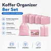 Set di 8 organizer da valigia – Organizer da valigia con Anteprima dell’immagine prodotto 5
