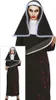 A person dressed as a killer nun, holding a large knife. Podgląd zdjęcia produktu