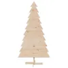 vidaXL Weihnachtsbaum Holz zum Schmücken 180 cm Massivholz Produktbild-Vorschau 3