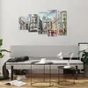 Bilder auf glas - Stadt Straße Haus - 100x60cm - Glasbilder Produktbild-Vorschau 6