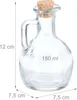 Bottiglie Relaxdays da riempire, set da 24, 150 ml, con Anteprima dell’immagine prodotto 4