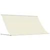 Stahovací markýza krémová 300x150 cm látka a ocel Náhled obrázku produktu 1