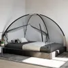 vidaXL Tenda zanzariera Mongolia 220 Nero 200x150x140 cm Anteprima dell’immagine prodotto 2