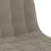 vidaXL Sgabello da bar 2 pezzi velluto grigio chiaro Anteprima dell’immagine prodotto 9