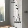 CECIPA Schwarz Thermostat-Duschsäule mit Mischbatterie, Produktbild-Vorschau 4
