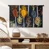 MuchoWow® Wandteppich Wandbehang Löffel - Gewürze - Kräuter Produktbild-Vorschau 6