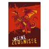 itenga Zeugnismappe Motiv DRACHE  - DIN A4 wattierter Produktbild-Vorschau 1
