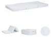 CHIPOLINO Opklapbare matras, 60 x 120 cm, wit, met blauwe Productafbeelding-voorbeeld 4