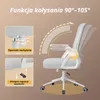Ergonomiczny fotel biurowy z siatki ze składanymi Podgląd zdjęcia produktu 2
