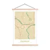 MuchoWow® Textilposter Jahrgang - Passau - Stadtplan - Produktbild-Vorschau 1