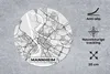 MuchoWow® Mauspad Mousepad Deutschland - Karte - Mannheim - Produktbild-Vorschau 2