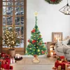 vidaXL Sapin de Noël artificiel avec éclairage & boules Voir les images du produit 1