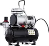 A studio shot of an airbrush compressor. Podgląd zdjęcia produktu