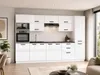 ULWEHOME | Küchenzeile 300 cm Weiß Hochglanz mit 2 Produktbild-Vorschau 5