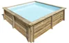 GRE Holzbecken quadratisch Modell City 225 x 225 x 68 cm, Produktbild-Vorschau 1