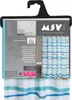 MSV® Anti-Schimmel Duschvorhang "Deep Ocean" 145405 - Produktbild-Vorschau 3