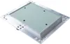 A square access panel with a metal frame and a green insert, likely made of drywall, is shown against a white background. The panel has several screw holes around its perimeter, suggesting it is designed for installation. Voir les images du produit
